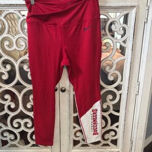 Nike Buccaneers woman’s  Red and White Leggings